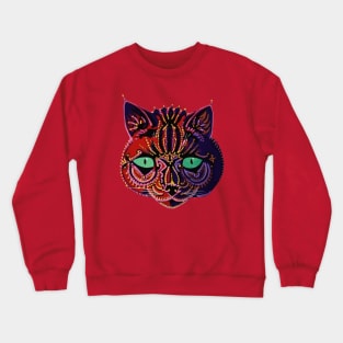 Louis Wain, Kaleidoscope Cat Crewneck Sweatshirt